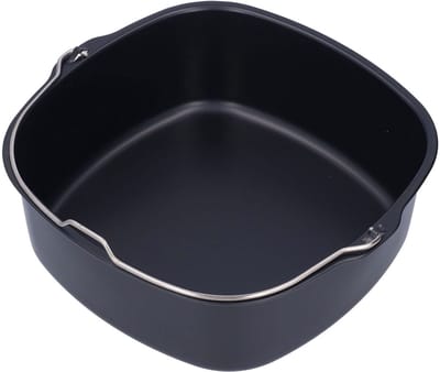 Dailygoody - Taartvorm - Multifunctioneel - Vierkant 22 cm - Bakvorm - Geschikt voor friteuse - Veilig materiaal - Vaatwasser- en ovenbestendig