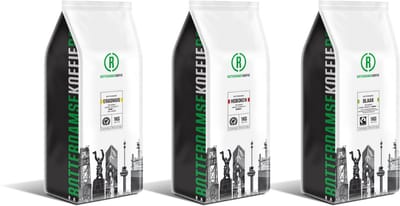 Rotterdamse Koffiebonen Tasty Proefpakket | ORIGINAL 3 x 1000 GRAM
