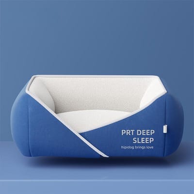 Sommeil Profond Automne et Hiver Niche pour Chien Moyenne et Grande Tapis de Litière pour Chat Matelas Chaud Amovible et Lavable Fournitures pour Animaux de Compagnie XXL white