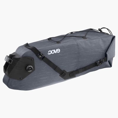Zadeltas - Fietstas - Fietsen - Waterdicht BOA Systeem - 16 Liter - Carbon Grijs