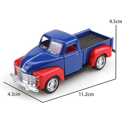 Emballé, 1:Camionnette Chevrolet Classique Vintage en Alliage à Rétraction Échelle 1:38, Mignonne Jouet Camionnette, Jouet en Alliage, Jouet pour Enfants.