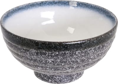 Grijs/Witte Kom – Tajimi – 19 x 9.5cm 1500ml