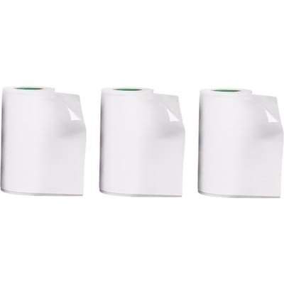 PeriPage Duurzaam 10 Jaar Behoud Plakrol Thermisch Papier 56*30mm   2.2*1.2in BPA Vrij Zwarte Opdruk Plakkerig Adhesive&3 Rolls wit