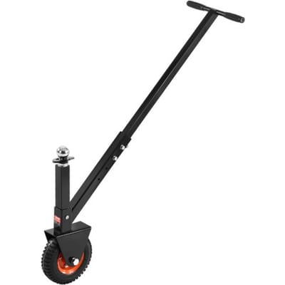 VEVOR Trailer Dolly, 136 kg disseldraagvermogen, 42 & 56 cm in hoogte verstelbare trailer dolly, met 47,6 & 50,8 mm kogels, 8,5 inch luchtband van rubber, voor het verplaatsen van campertrailers