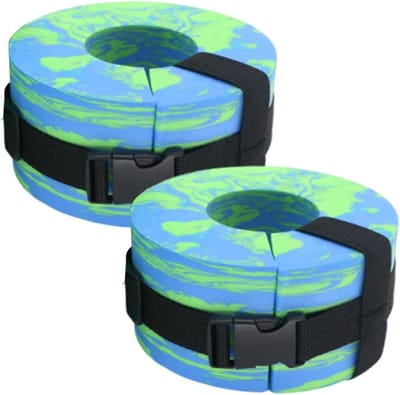 Watergymnastiek Banden - Aquafitness Hulpmiddelen - Spierversterking Water - Verstelbaar Ontwerp - 2 stuks - Groen