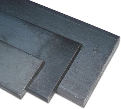 Stalen Plaat - Metaal Profiel - Staalconstructies Bouwen - Ruw Gewalst Staal - 1000 mm Lengte - Zwart