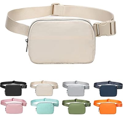 MEISEE Buideltas, heuptas, crossbodytas, heuptas voor hardlopen, wandelen, reizen, training, verstelbare band, voor dames