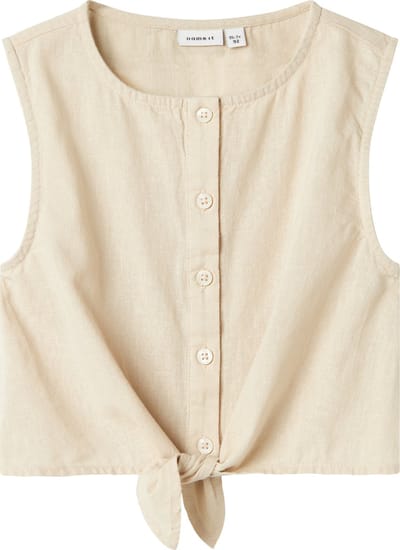 NAME IT - NMFFALINNEN SL TOP - Meisjes - Blouses - Maat 92