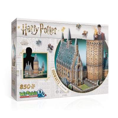 Hogwarts - Great Hall - Wrebbit 3D Puzzel - Harry Potter - 850 Stukjes