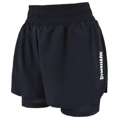 Gymshark Elevate Dames Zwart Korte Broek