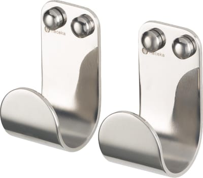 Haceka Ixi Haak 2 stuks polished chroom
