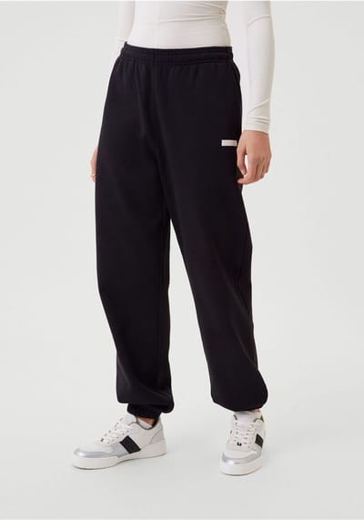 Björn Borg dames Studio Oversized Pants - dames joggingbroek - zwart