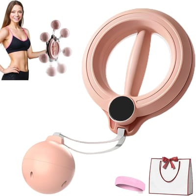 Armtrainer - Infinity Hoop - Bovenlichaam Trainen - 360 Graden Rotatie - 16x19x7 cm - Roze