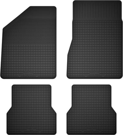 Wielganizator BasicProtect Serie - Universele Rubber Automattenset - Toyota RAV4 II FL - Set van 4 - Zwart
