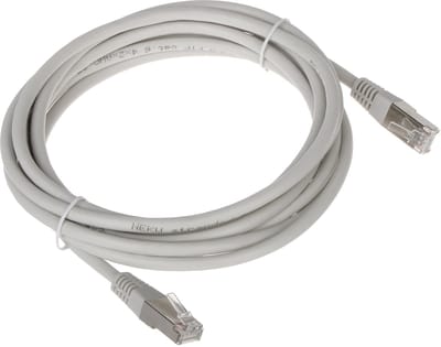 Lanberg patch cable - 3 m - gray (RAL 7035) - Grijs - 3m