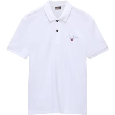 Napapijri Polo Elbas Wit - Maat 3XL - Heren