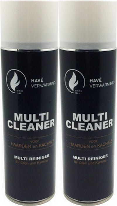 Multi Reiniger voor houtkachel, gashaarden & Gaskachels Ruitenreiniger 500ml - 2 Stuks - (Biologisch Afbreekbaar)