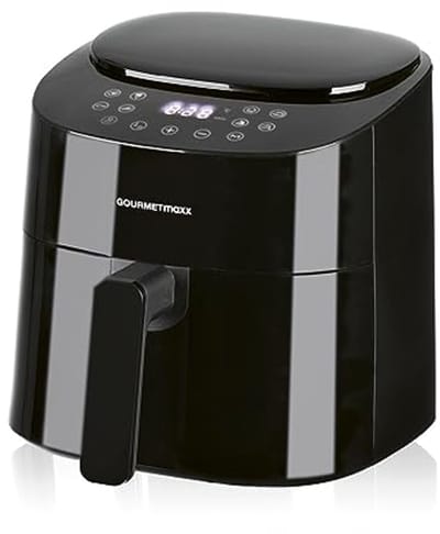 Heteluchtfriteuse 4,5L - 1400W met 8 Kookprogramma's voor Gezonde Bereidingen