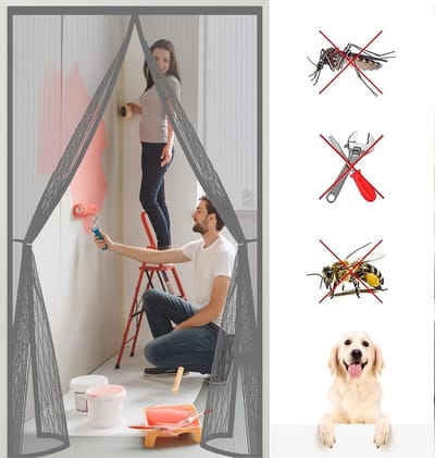 Insectenwerend Rolgordijn Magnetisch Raamhor voor Ramen en Deuren