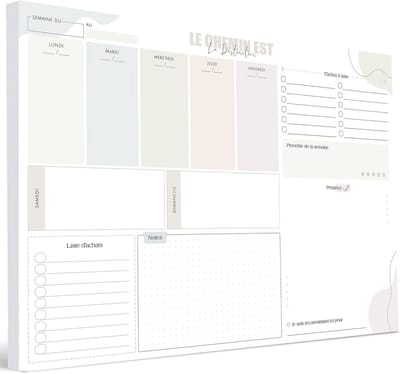 A3 Onderlegger Bureau Onderlegger met Agenda en Kalender - Desktop Organizer Kleurrijk