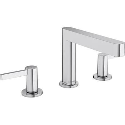 Hansgrohe Finoris - Wastafelkraan 110, 3-gats, incl. Push-Open afvoer, EcoSmart, chroom 76033000