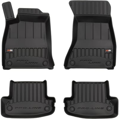 Frogum - No.77 - Automatten 3D - Geschikt voor AUDI A5 II F5 COUPE (vanaf 2016) - 4-delig - TPE Rubber - Zwart