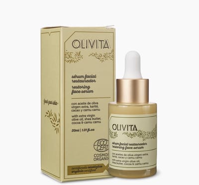 LaChinata EcoCert Geconcentreerd herstellende gezicht Serum - bio product - chia, granaatappel, camu camu en spirulina 30ml