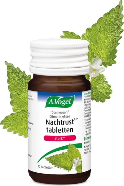A.Vogel Dormeasan Citroenmelisse Sterk - 2 x 30 tabletten - Voordeelverpakking