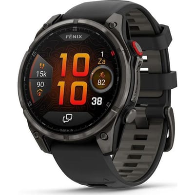 Garmin 010-03198-01 Fenix 8 Pro Sapphire LTE – 47 mm AMOLED Titanium Smartwatch