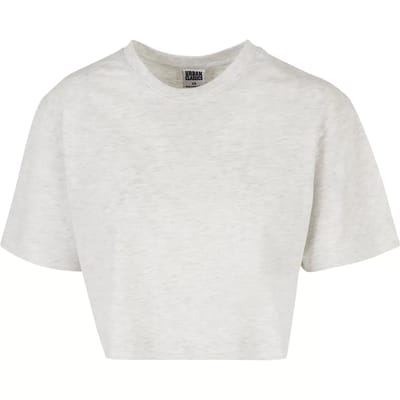 Urban Classics - Short Oversized Crop top - XS - Grijs
