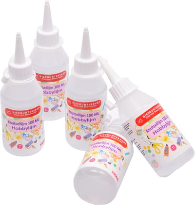5x Knutsellijm 100ml - Knutsellijm - Lijm - All purpose glue - Glue - Kinderlijm - Knutselen - Goedkope knutsellijm -