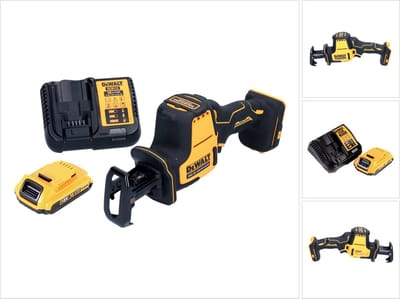 DeWalt DCS 369 D1 accu reciprozaag 18 V borstelloos + 1x accu 2,0 Ah + oplader