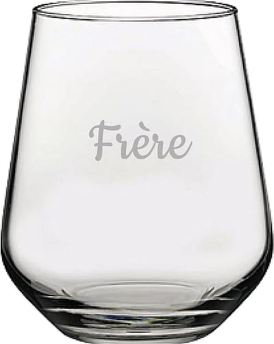 Drinkglas gegraveerd - 42,5cl - Frere