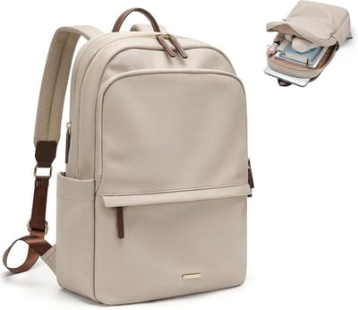 Dames rugzak voor laptop tot 15,6 inch – ruim, waterdicht en geschikt voor reizen, werk en studie – meerdere kleuren