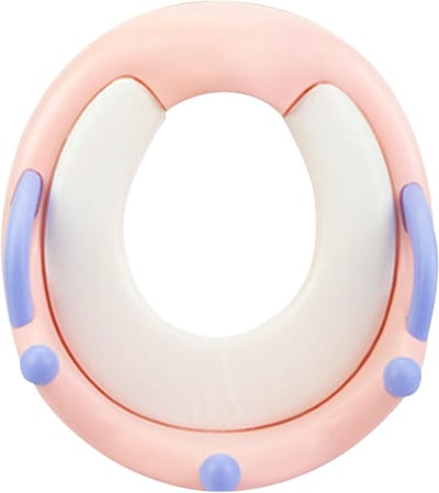 Kinderen toiletbril - Potje trainer - Zindelijkheidstraining thuis - Antislip ontwerp - 38 x 35 cm - Roze