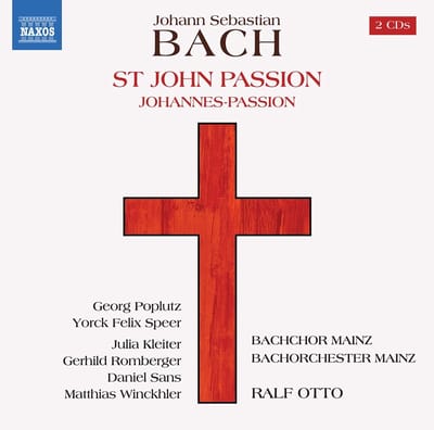Julia Kleiter, Gerhild Romberger, Daniel Sans, Matthias Winckhler, Bachchor Mainz, Bachorchester Mainz, Ralf Otto - J.S. Bach: St John Passion, Bwv 245 (1749 Version) (2 CD)