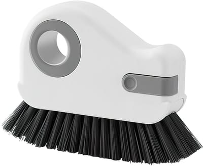 Dailygoods- Groefreinigingsborstel Draagbaar - Raamkozijnreiniger - Voegenborstel - Vensterreiniging - Multifunctionele Borstel - Harde Borstelharen - Reinigingsborstel