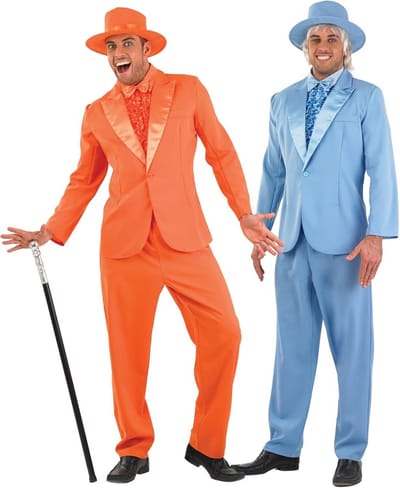 Klassiek Blauw Herenkostuum Compleet Carnaval of Feest Outfit