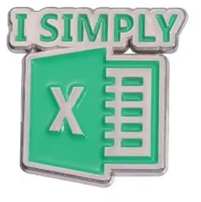 Pin Broche - enamel pin - kledingspeld - Simply excel