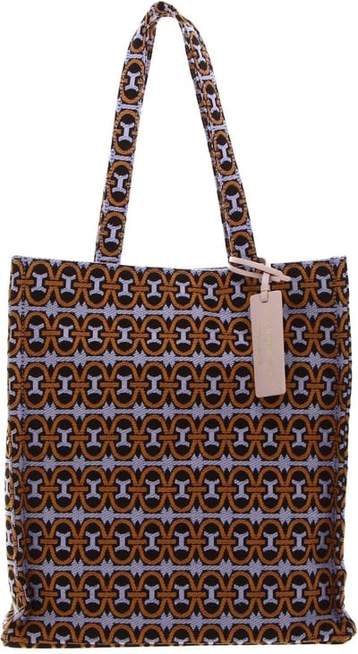 COCCINELLE Schoudertas Never Without Bag Monogra Handbag Jaquard Fabric Mul. Paprik / Lave Veelkleurig