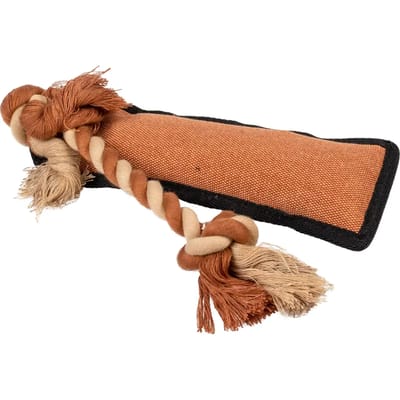 Duvoplus - Speelgoed Voor Dieren - Hond - Canvas Bijtstok 8x45x4cm Meerkleurig - 1st