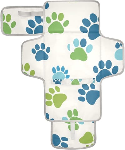 Herbruikbaar Aankleedkussen - Verschoonmatje Baby - Luier Wisselen - Met Ingebouwd Kussen - 62 x 30 cm