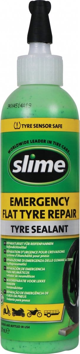 Slime Motor Lek-Preventiemiddel 237ml – Voor Motor - Tubeless Banden – Dicht Lekken tot 6 mm – Milieuvriendelijk