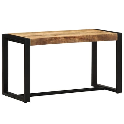 vidaXL - Bank - 80x35x45 - cm - massief - ruw - hout - mango