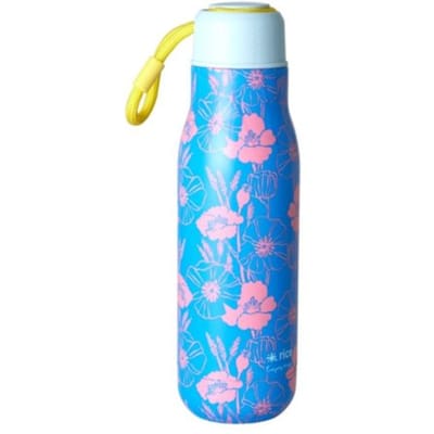 Rice thermosfles roestvrij staal poppies love print