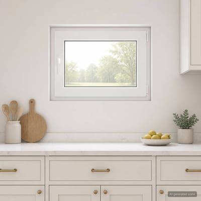 vidaXL - Kelderraam - RISOR - 80 - x - 55 - cm - PVC - en - Glas