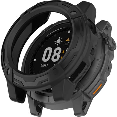 Strap-it Rugged TPU Case Zwart – Geschikt voor Coros Nomad