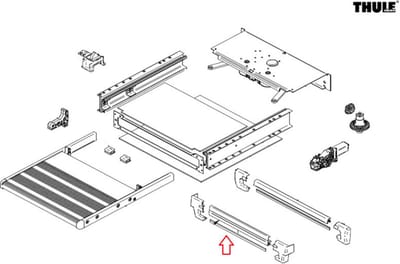 Thule Slide Out Ducato V16 Front Protection 550 20