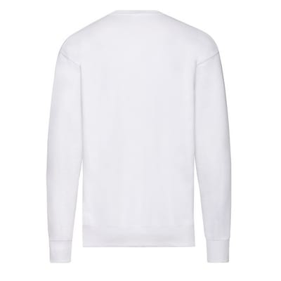 Fruit of the Loom Heren Lichtgewicht Set-In Sweatshirt (Wit)