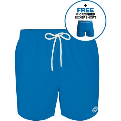 Muchachomalo Zwembroek Heren - 1 Pack + Boxershort - Blauw - Mannen Zwembroek